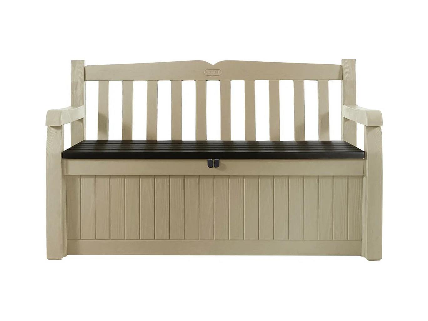 Caja de jardín de resina "Bogotá" - 265 L - 140 x 60 x 84 cm - Beige