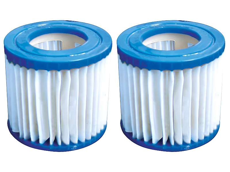 Conjunto de 2 filtros de reposição para piscina O Blue - Compatível com filtragem AC 90576