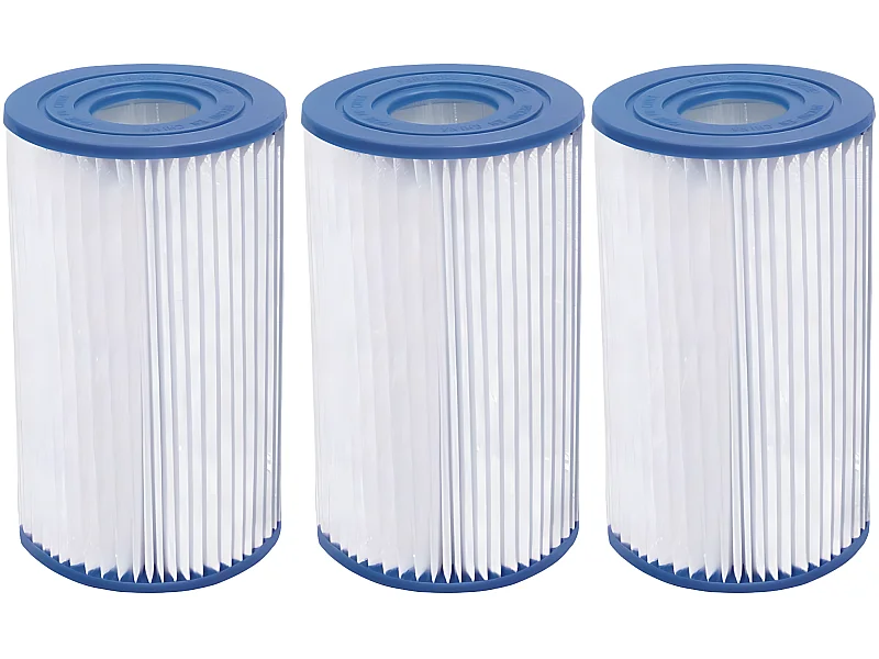 Conjunto de 3 cartuchos de filtragem H&J para filtros RX 1000 e RX 1500