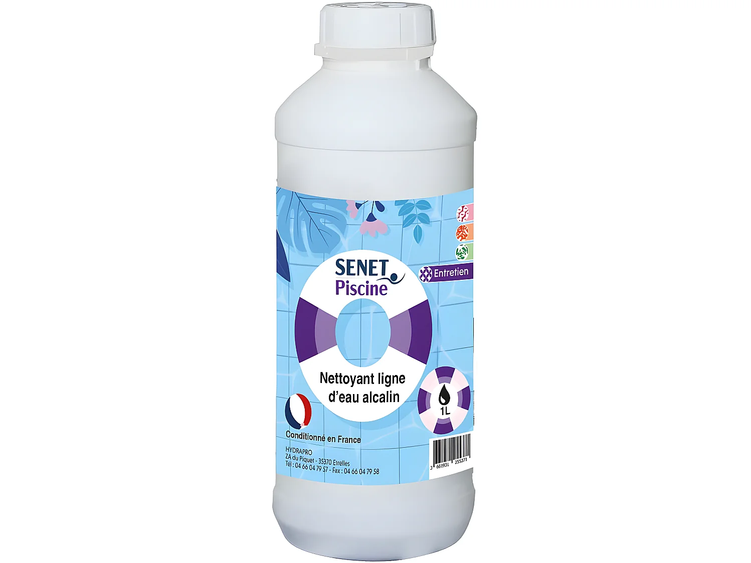 Ligne d'eau gel alcalin " Senet Piscine " - 1 Litre