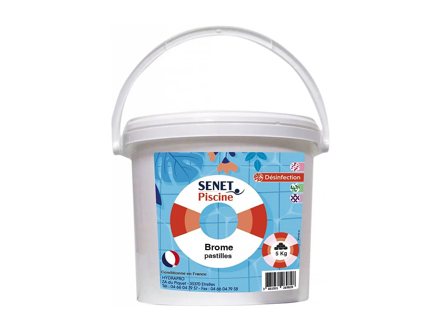 Brome en galet  " Senet Piscine " - 5 kg