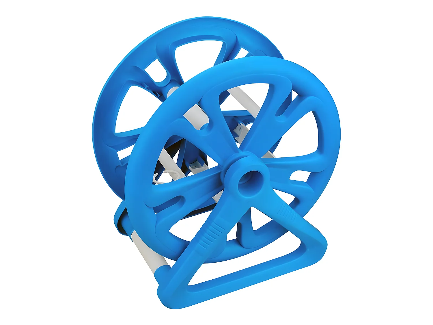 Avvolgitubo per piscina - 48 x 35 x 51 cm - Blu