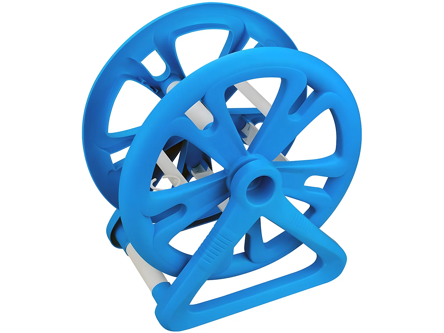 Avvolgitubo per piscina - 48 x 35 x 51 cm - Blu