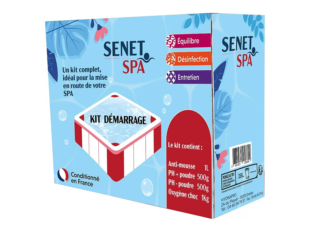 Starter kit per Senet Piscine spa