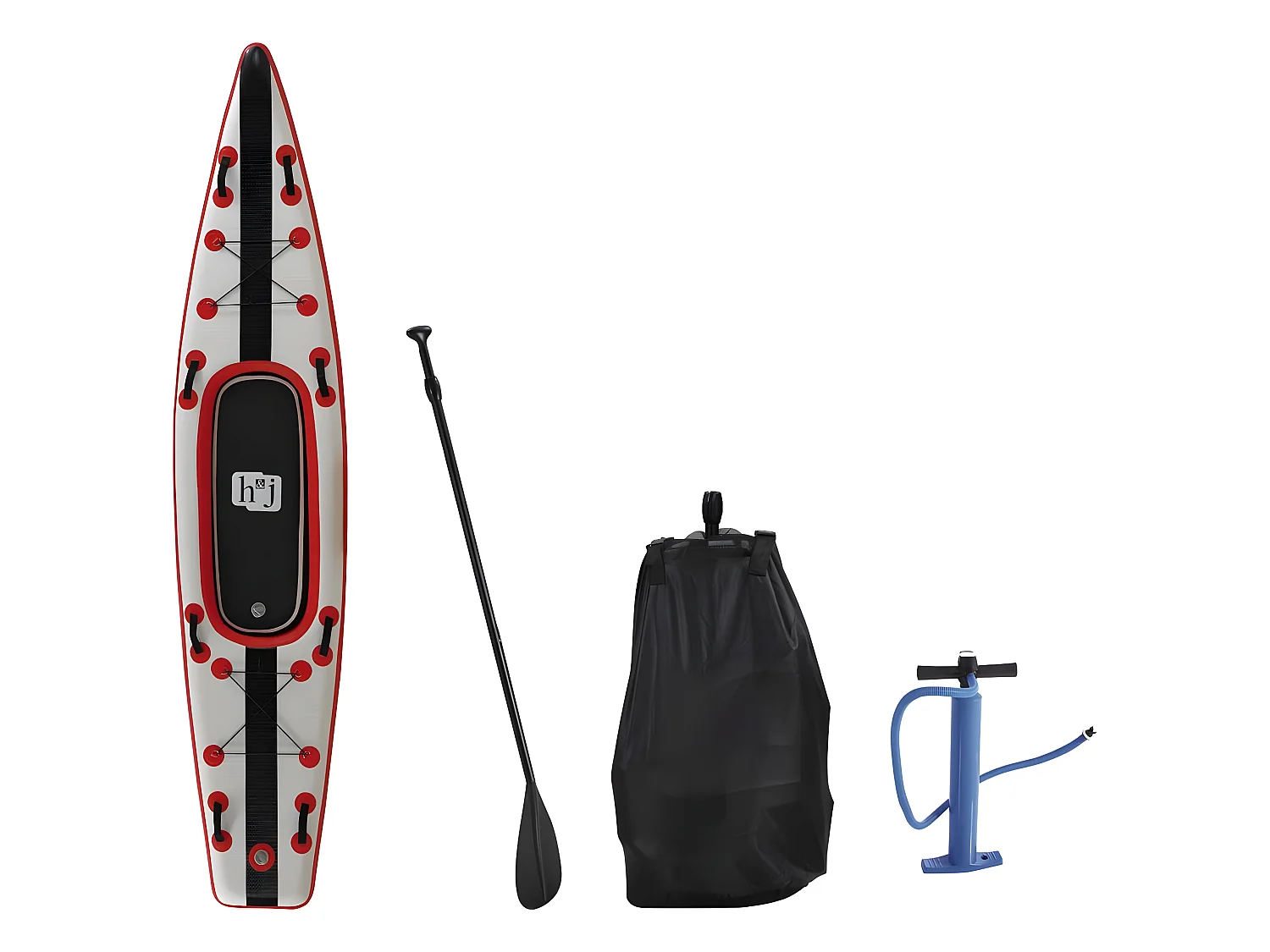 Paddle "Sup wave K1" - 365 x 76 x 15 cm - Rouge