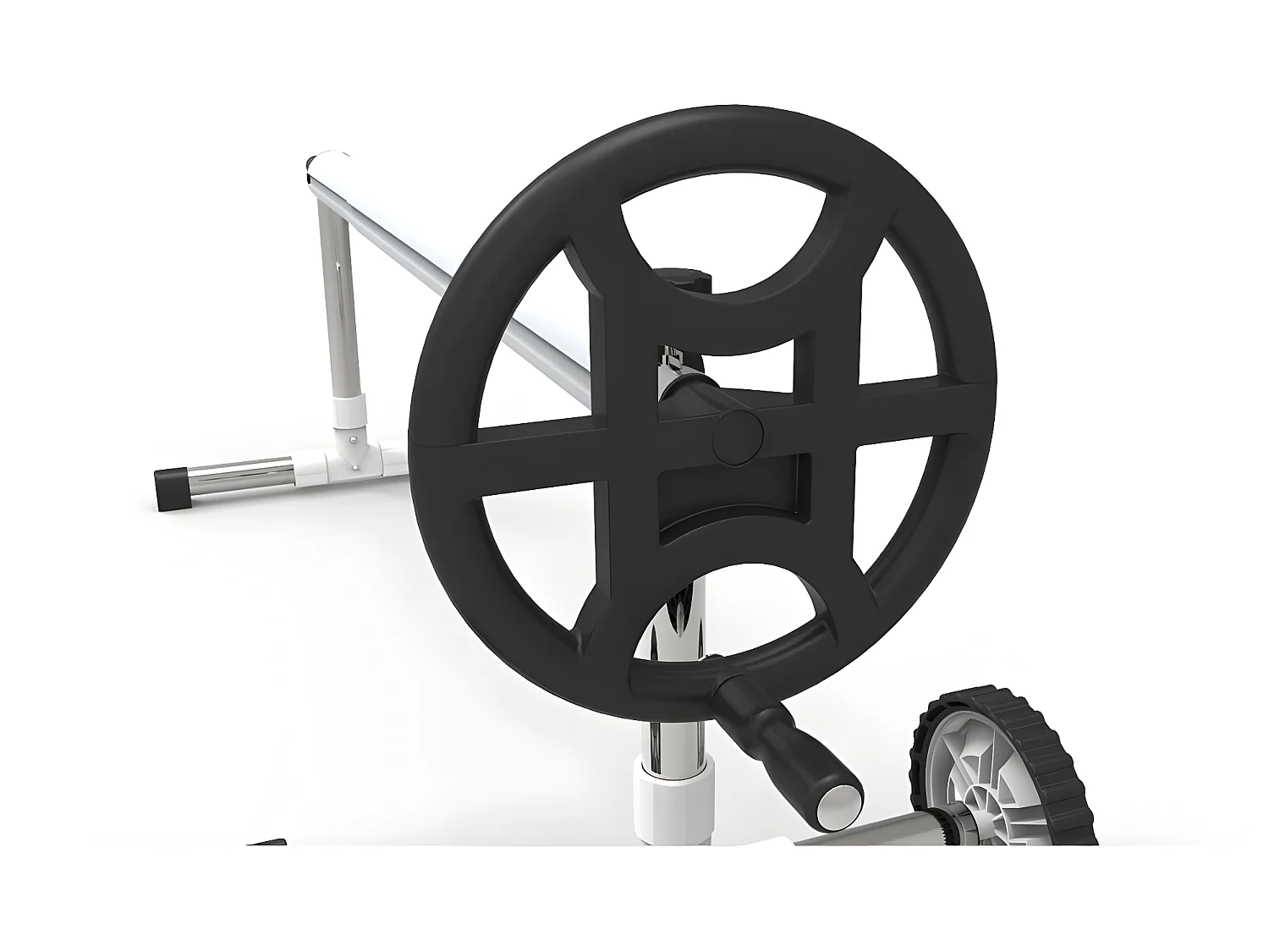 Enrouleur télescopique pour piscine enterrée de 4.90 à 6.45 m