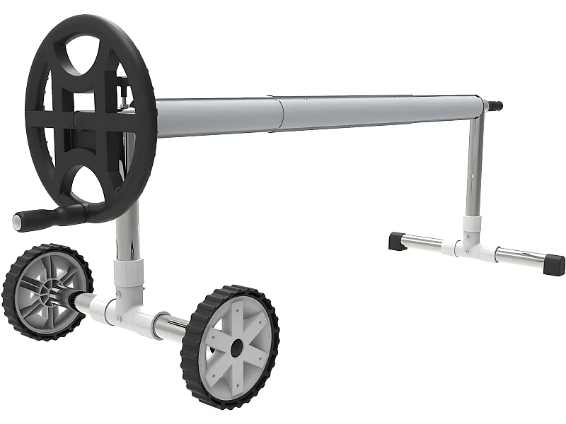 Carretel telescópico para piscinas enterradas de 4,90 a 6,45 m