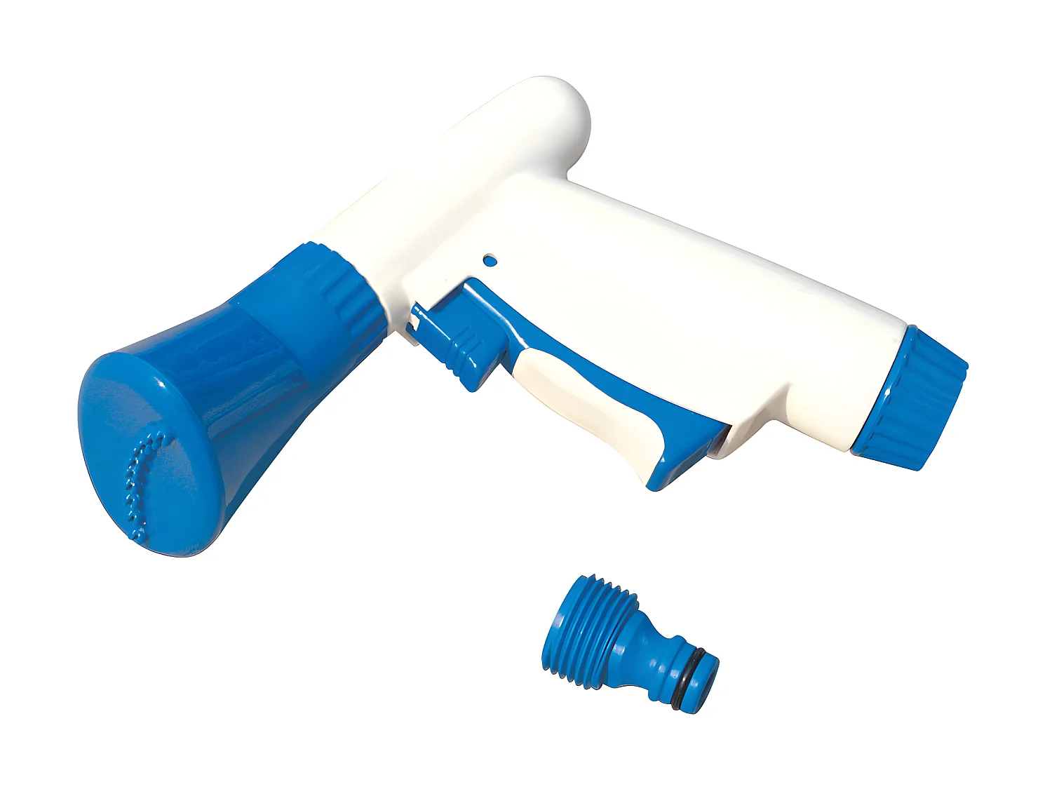 Pistola de limpeza para cartuchos de filtração de piscina em plástico e vinil azul