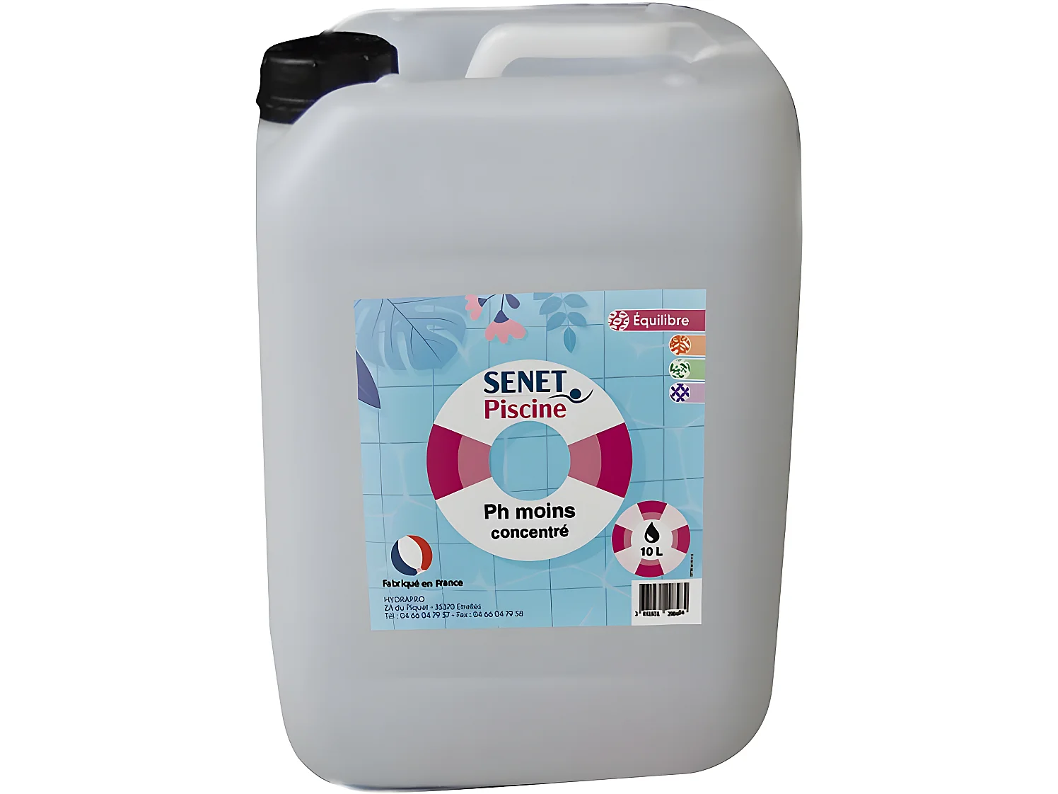 PH minder geconcentreerde vloeistof "Senet Piscine" - 10 liter