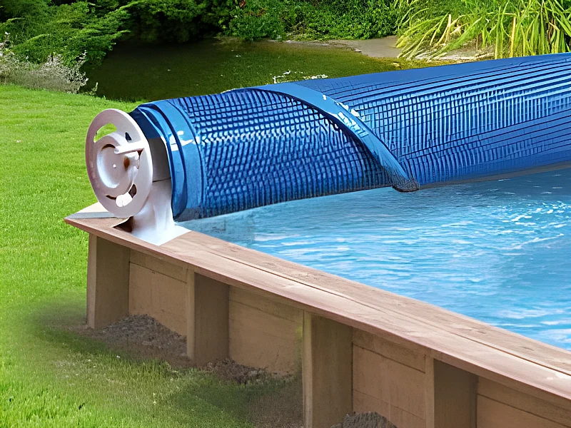 Enrollador para cubierta de pisicna verano - por encima del suelo