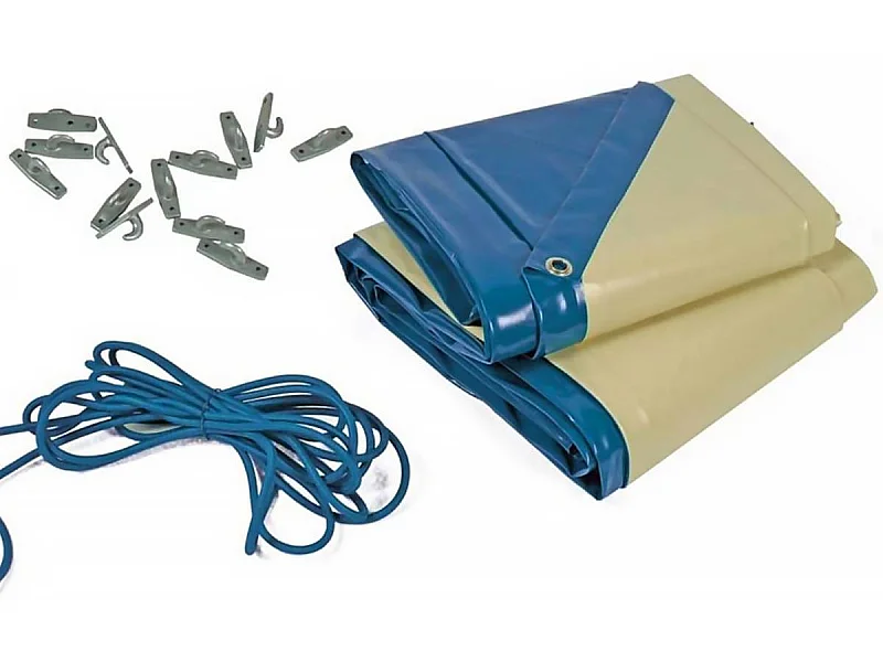 Bâche hiver "Cover 1" pour piscine Florida - 580 gr/m² - bleu