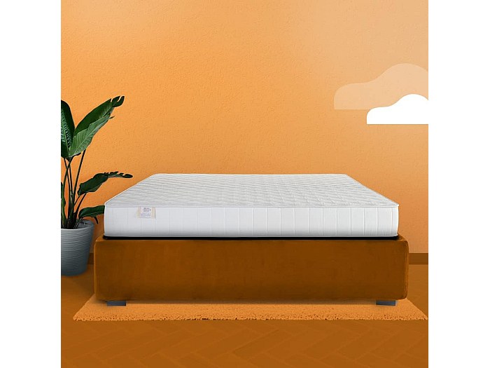 DORMISSIMO Materasso Singolo Montessori 80X160 STAR, Alto 11 CM, Nucleo traforato e traspirante