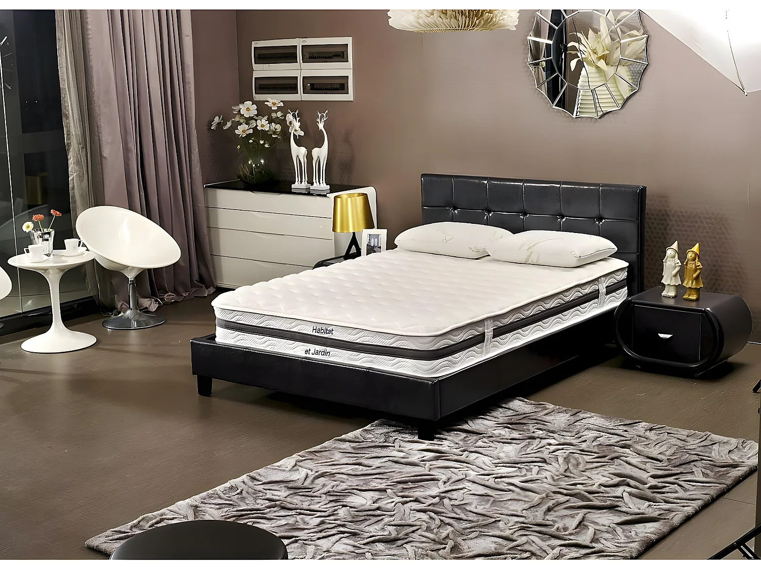 Colchão de molas ensacadas e espuma de memória "Viva First" - 160 x 200 cm