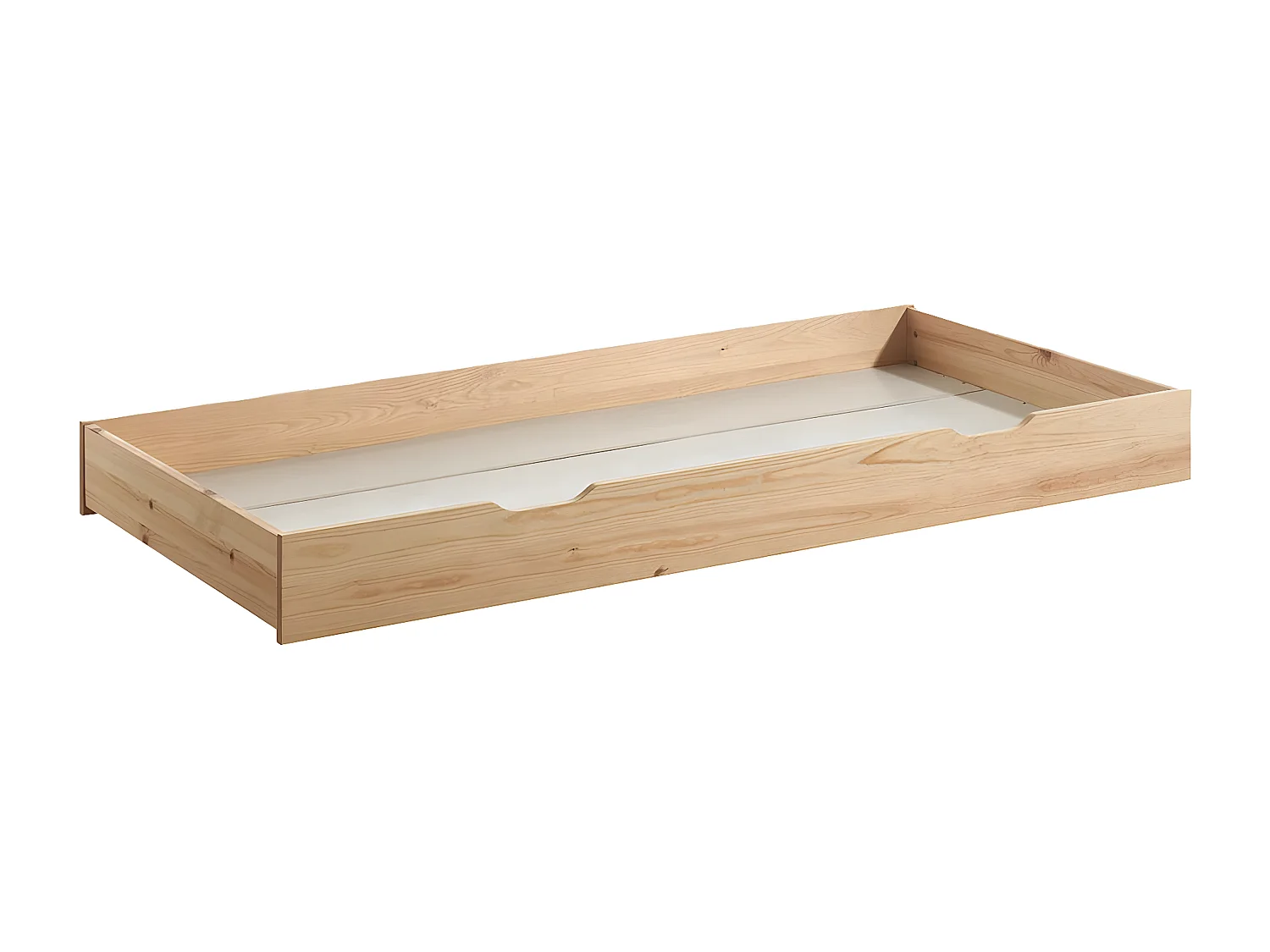 FLITT - Lit 90x200cm Forme Tipi avec Tiroir Pin et Toile