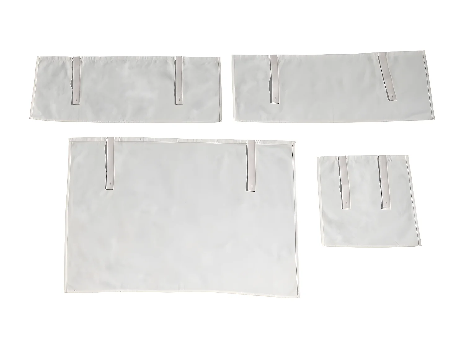 COOKIE - Lit Cabane Surélevé 90x200cm Gris avec Sommier et Rideaux