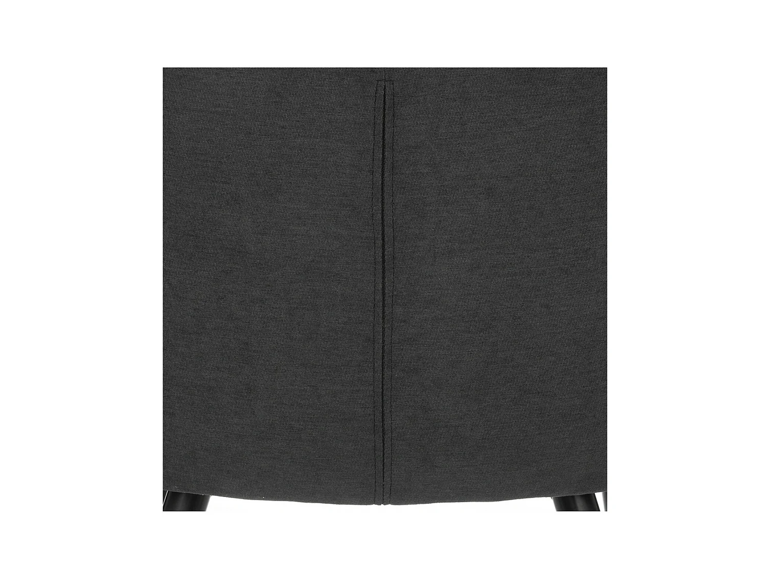 Chaise Fauteuil de table avec accoudoirs Noir et pieds en métal