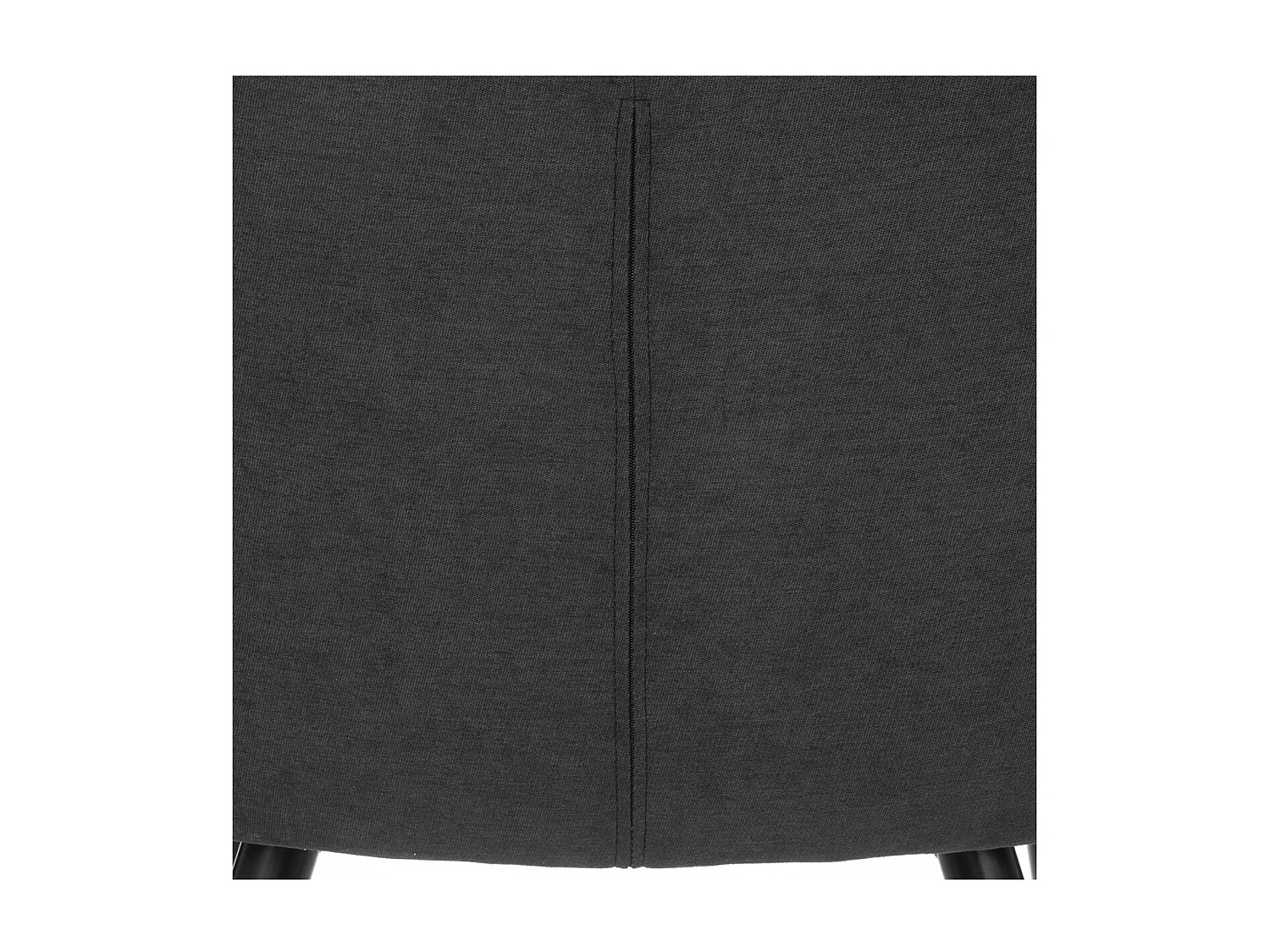 Chaise Fauteuil de table avec accoudoirs Noir et pieds en métal