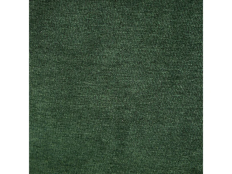 Chaise Fauteuil de table avec accoudoirs Vert Cèdre et pieds en métal