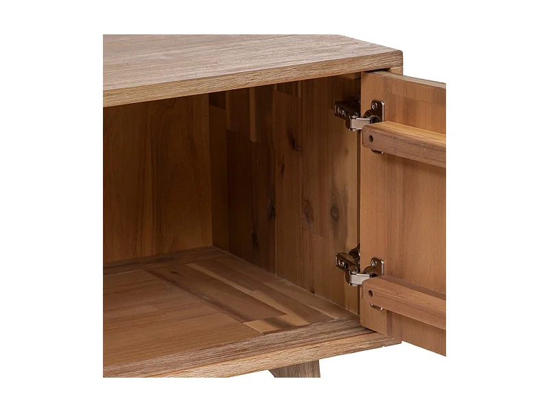 Meuble TV 2 Portes & 1 Tiroir "Aeris" 180cm Beige