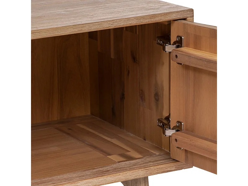 Meuble TV 2 Portes & 1 Tiroir "Aeris" 180cm Beige