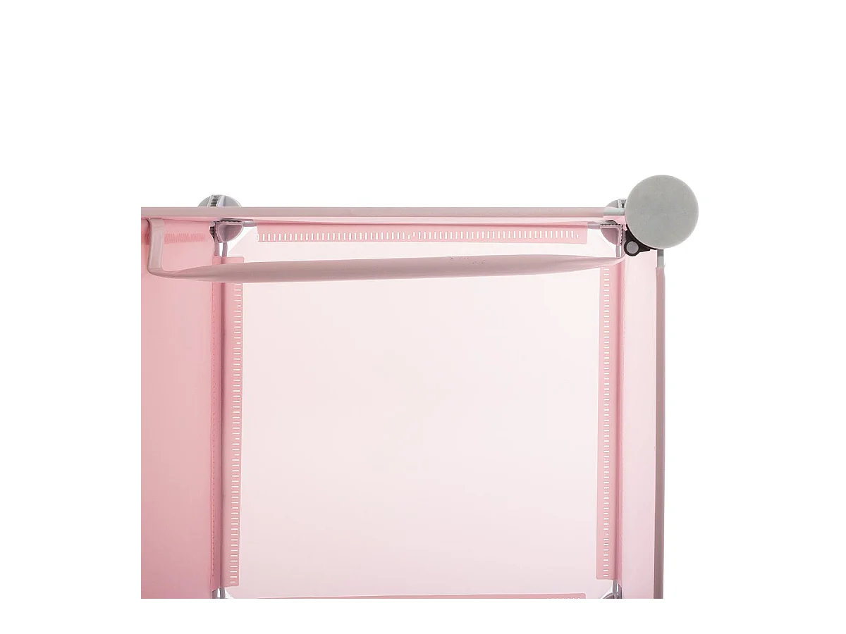 Armoire Penderie Enfants "Univers" 124cm Rose