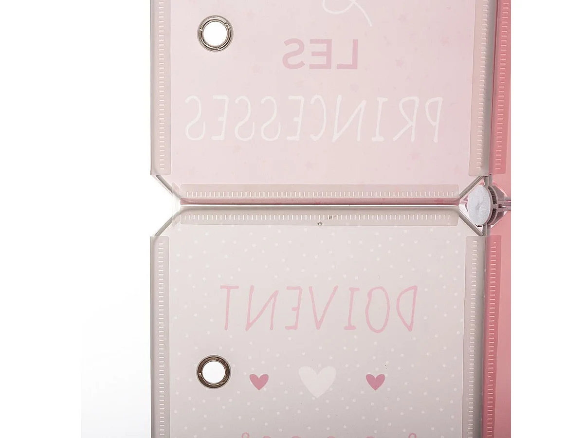 Armoire Penderie Enfants "Univers" 124cm Rose