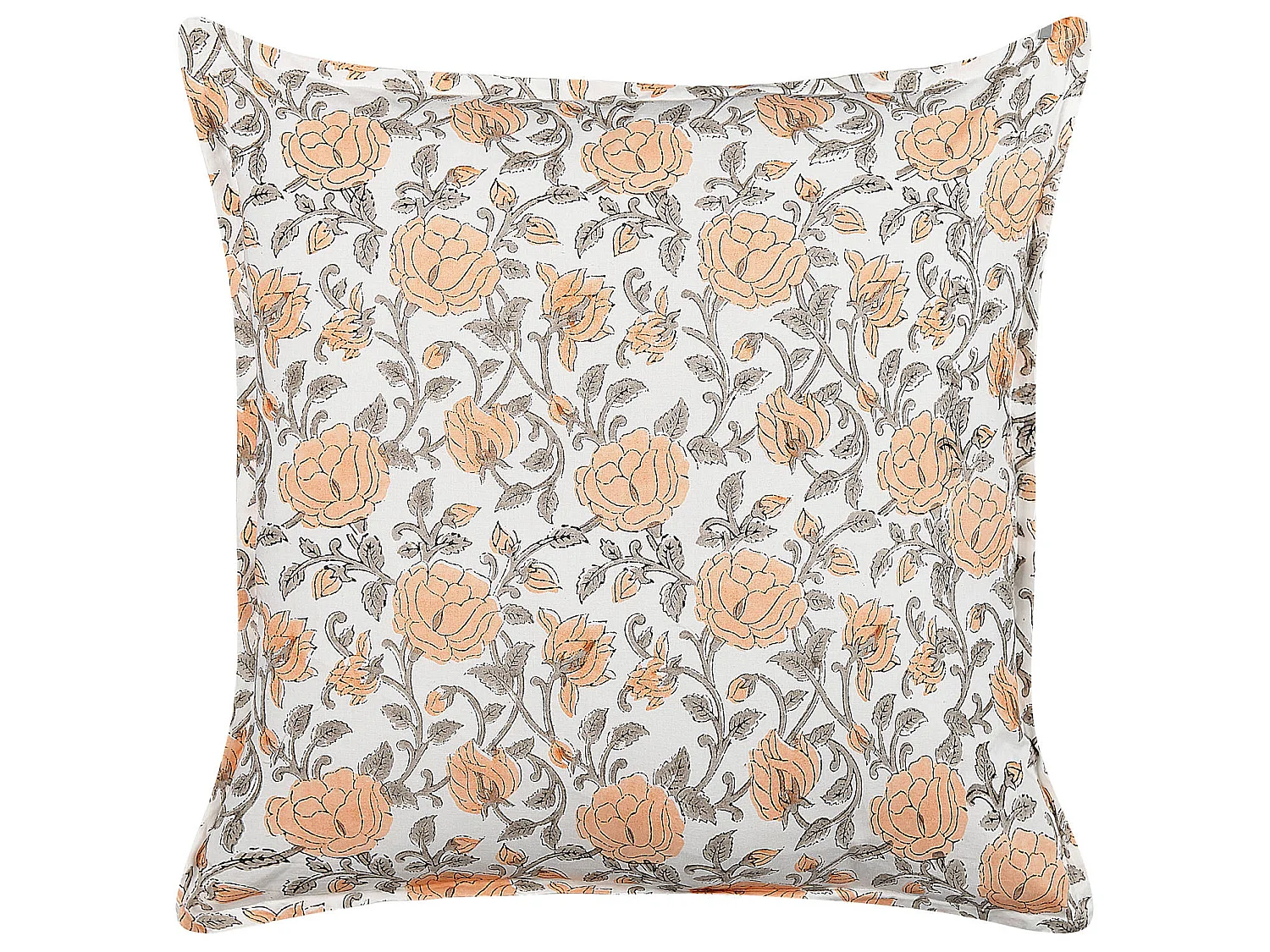 Dekokissen MEADIA Baumwolle 45 x 45 cm Bunt Blumenmuster