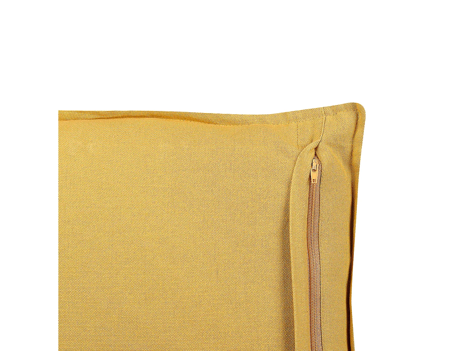 Coussin RAPIS Velours 45 x 45 cm Jaune Motif géométrique