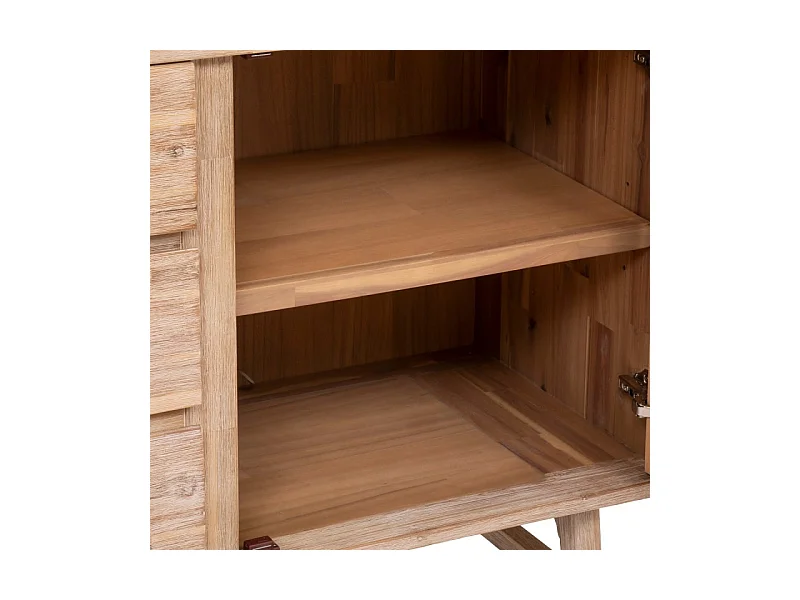 Buffet 2 Portes & 3 Tiroirs "Aeris" 180cm Beige