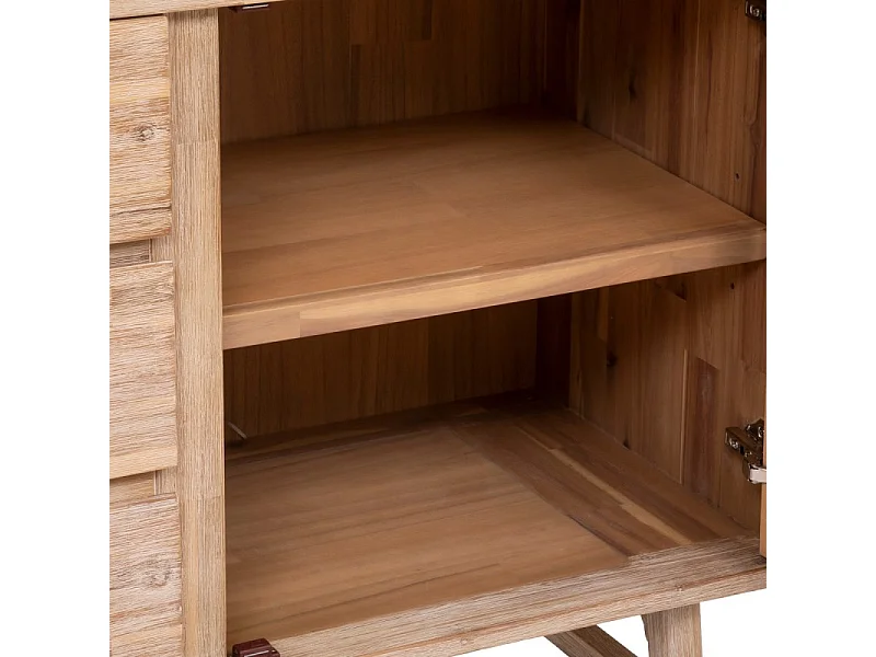 Buffet 2 Portes & 3 Tiroirs "Aeris" 180cm Beige