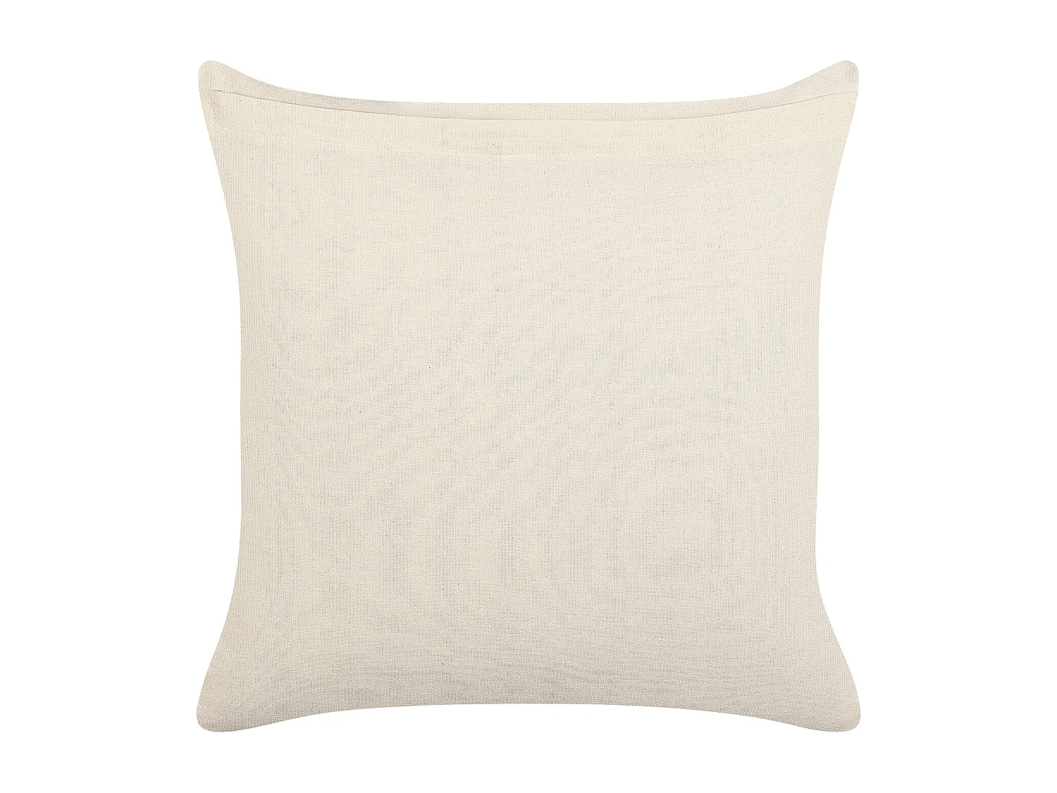 Coussin CERCIS Coton 45 x 45 cm Beige Motif géométrique
