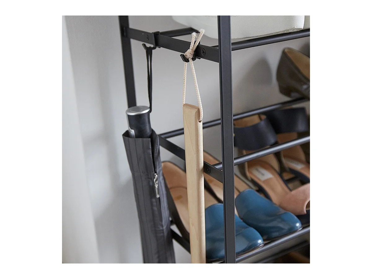 Schuhständer aus Metall und Holz "Tower"