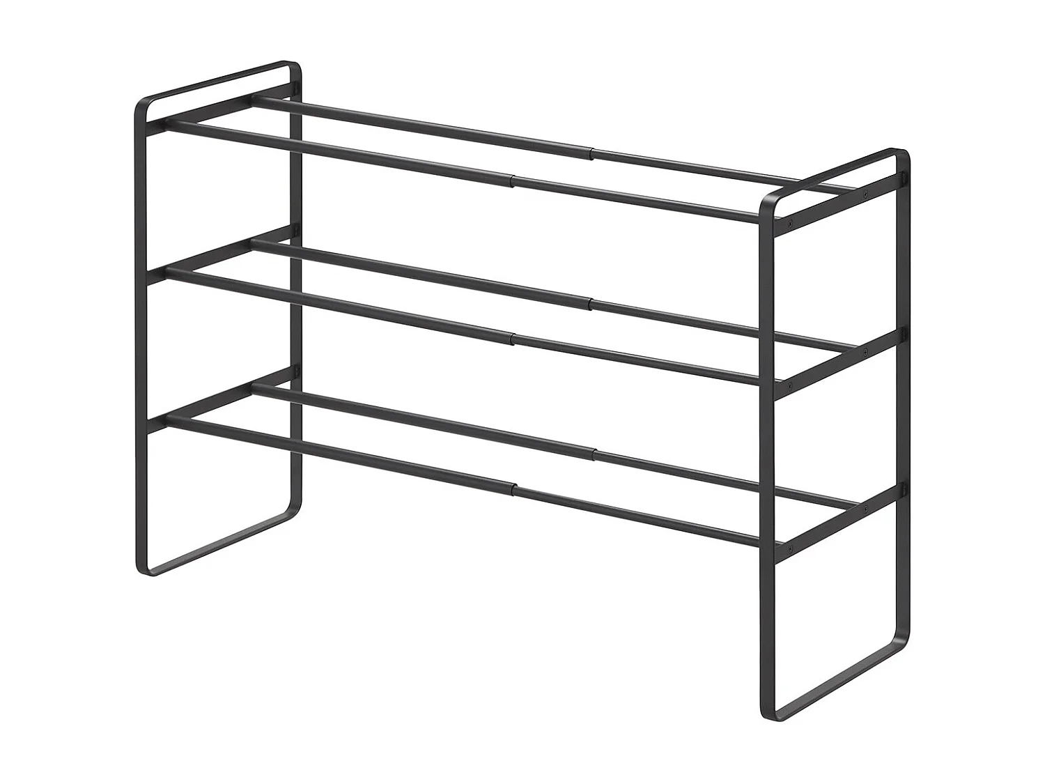 Etagère à chaussures extensible 3 niveaux - L41-70 cm