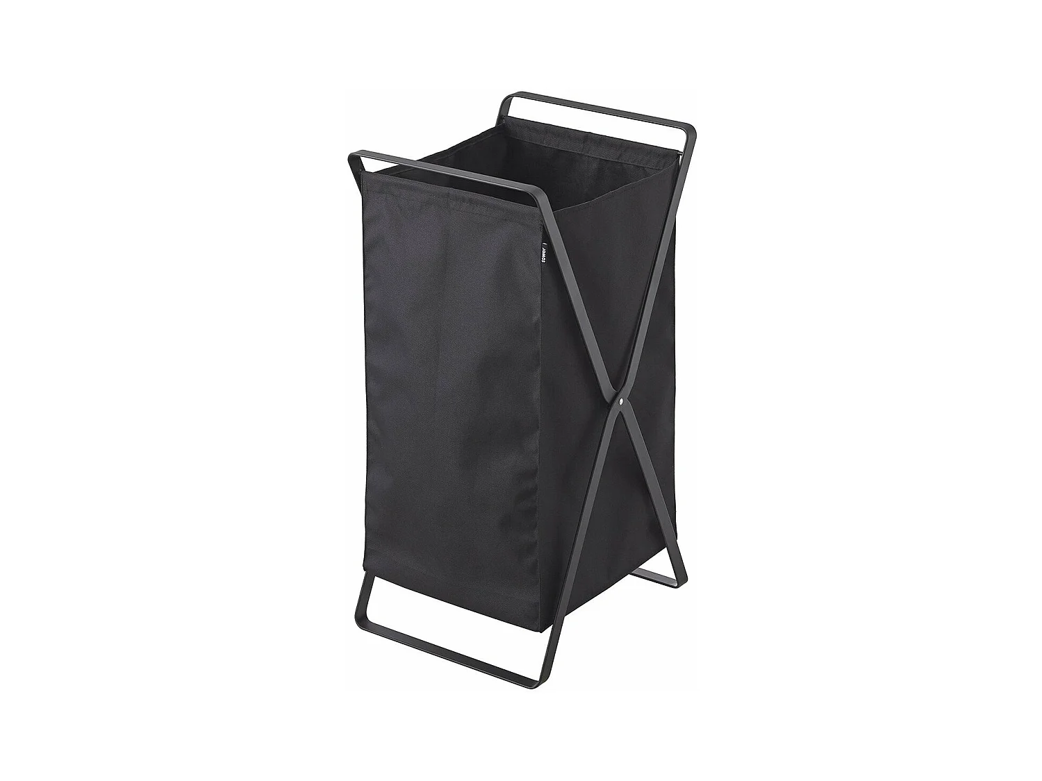 Panier à linge pliable noir Tower - L30 cm