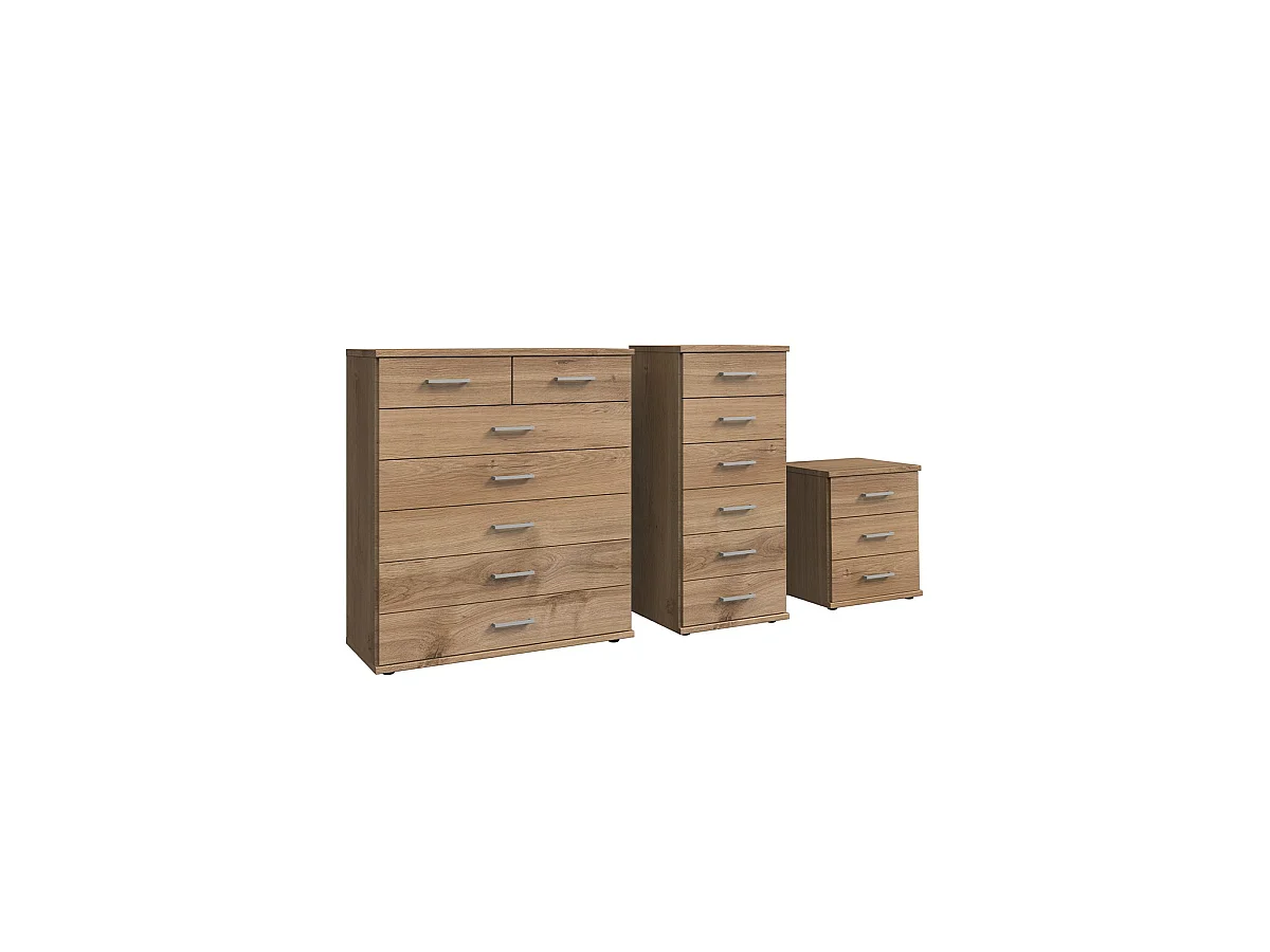 Kommode 7 Schubladen - L91x H106 cm