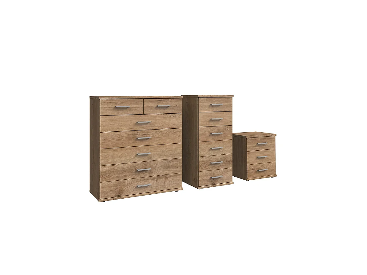 Kommode 7 Schubladen - L91x H106 cm