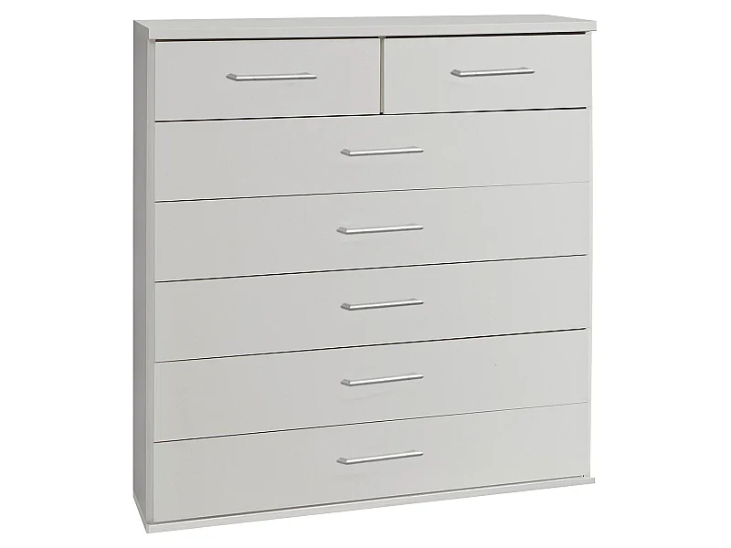 Kommode 7 Schubladen - L91x H106 cm