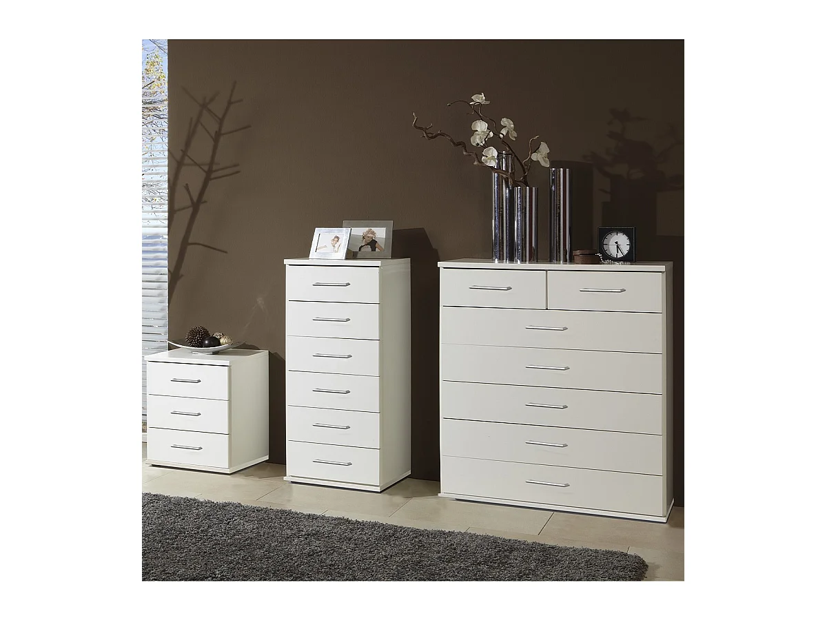 Kommode 7 Schubladen - L91x H106 cm