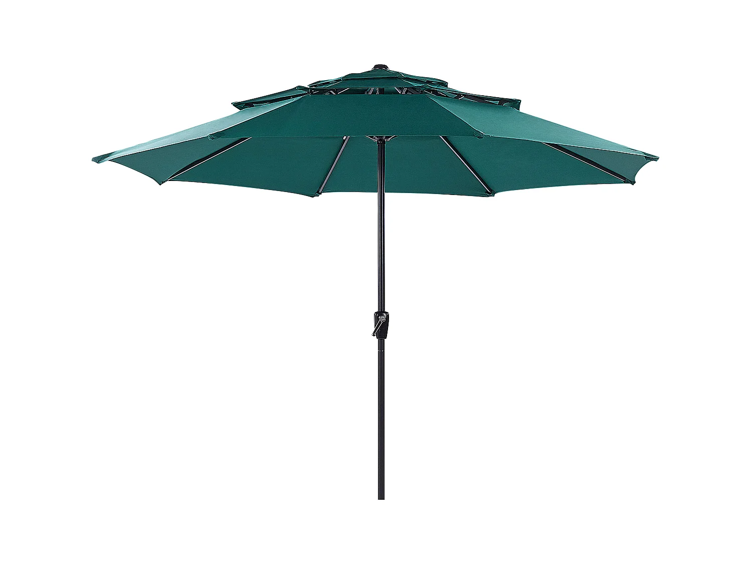 Parasol 285 cm BIBIONE Smaragdgroen