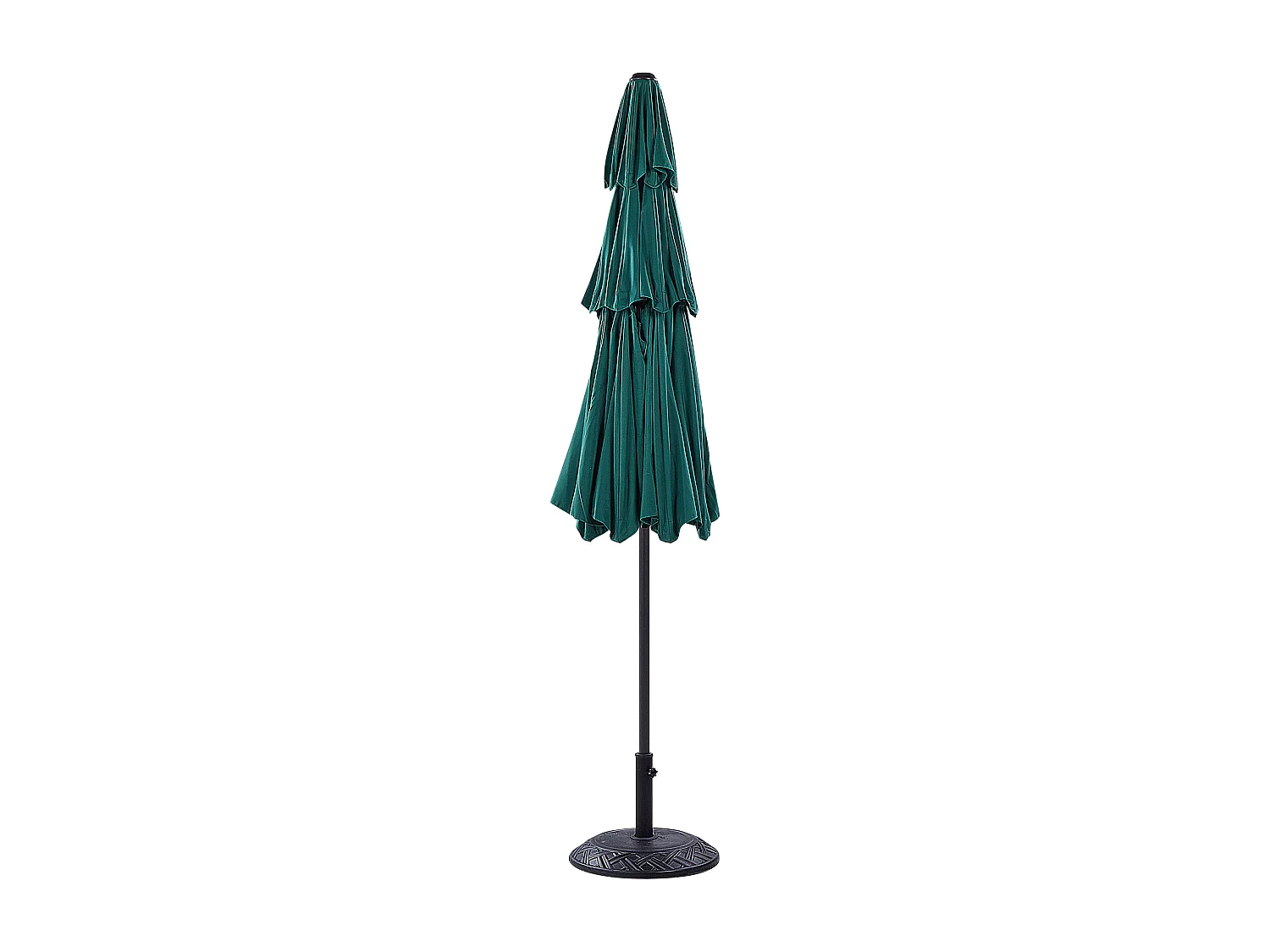 Parasol de jardin 285 cm BIBIONE Vert émeraude