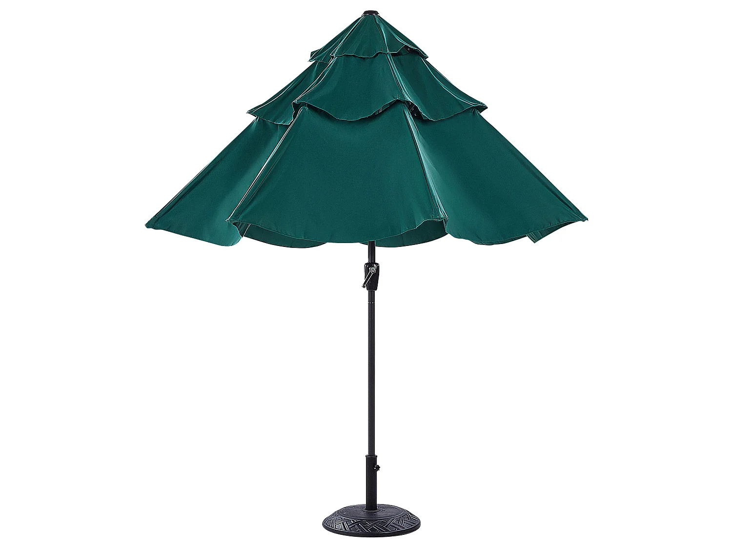 Parasol 285 cm BIBIONE Vert émeraude