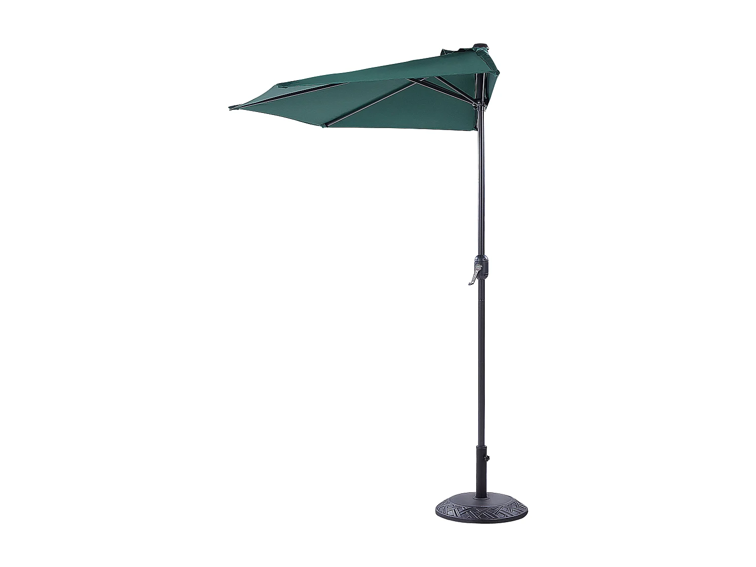 Parasol demi-rond 270 cm GALATI Vert