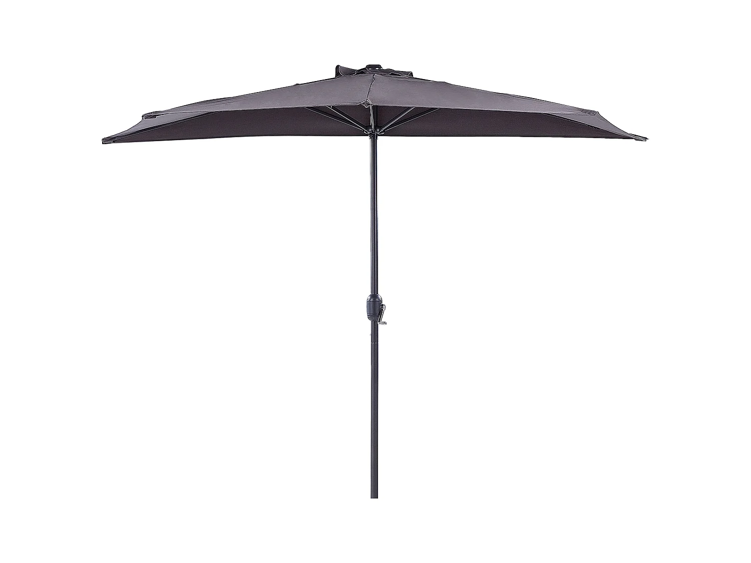 Parasol halfrond grijs 270 cm GALATI
