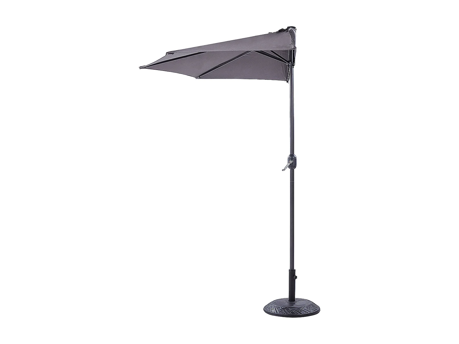 Ombrellone Semicircolare 270 cm GALATI Grigio