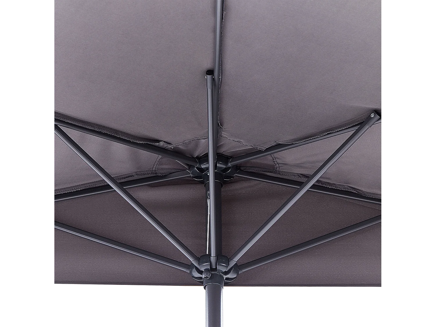 Parasol halfrond grijs 270 cm GALATI