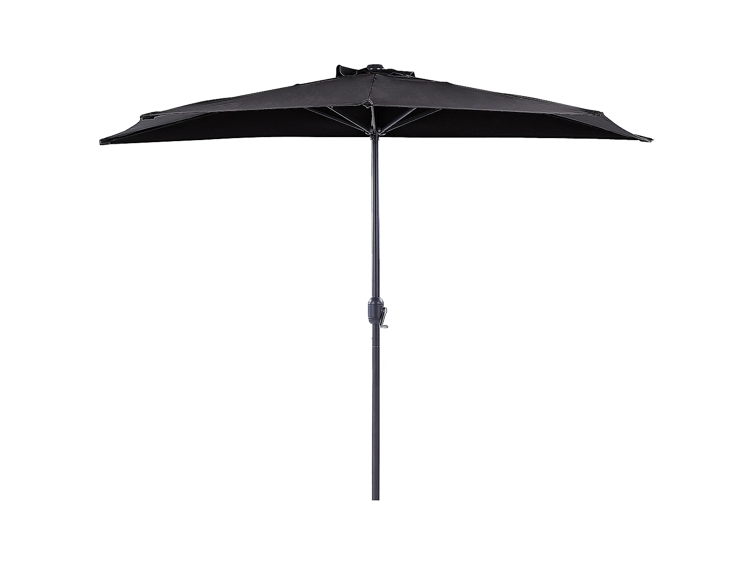 Parasol demi-rond 270 cm GALATI Noir
