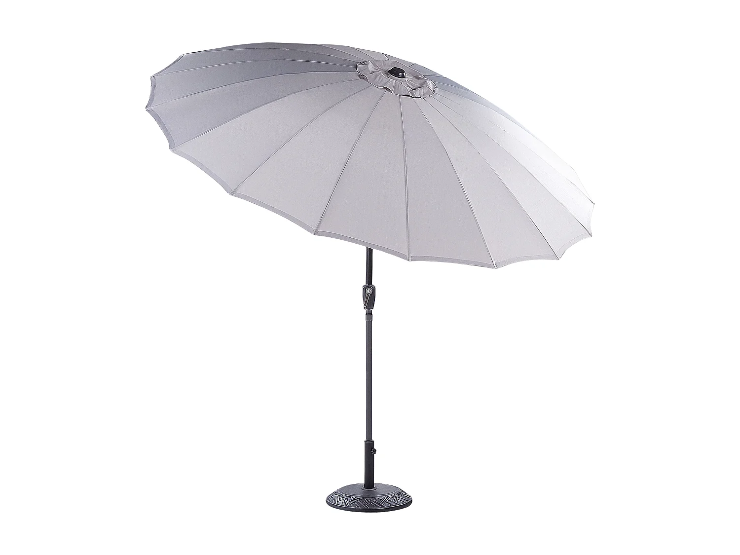 Parasol ogrodowy 255 cm BAIA Jasnoszary