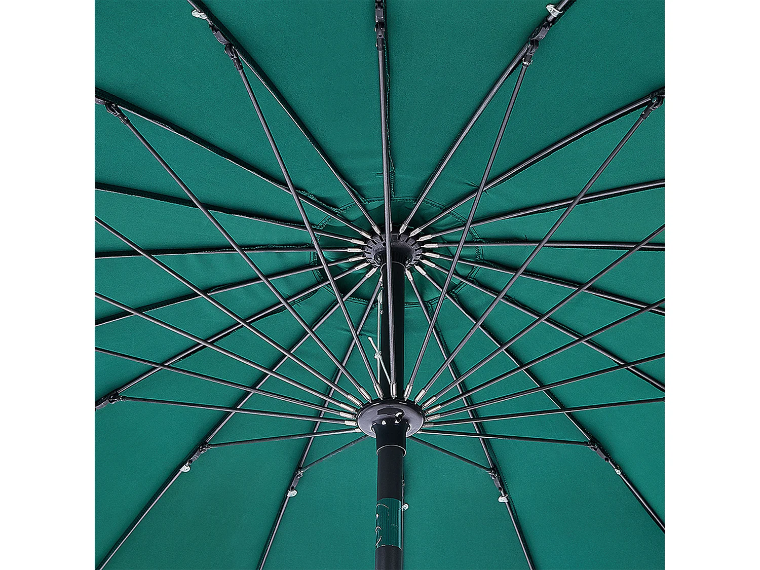 Market Parasol 255 cm BAIA Emerald Green