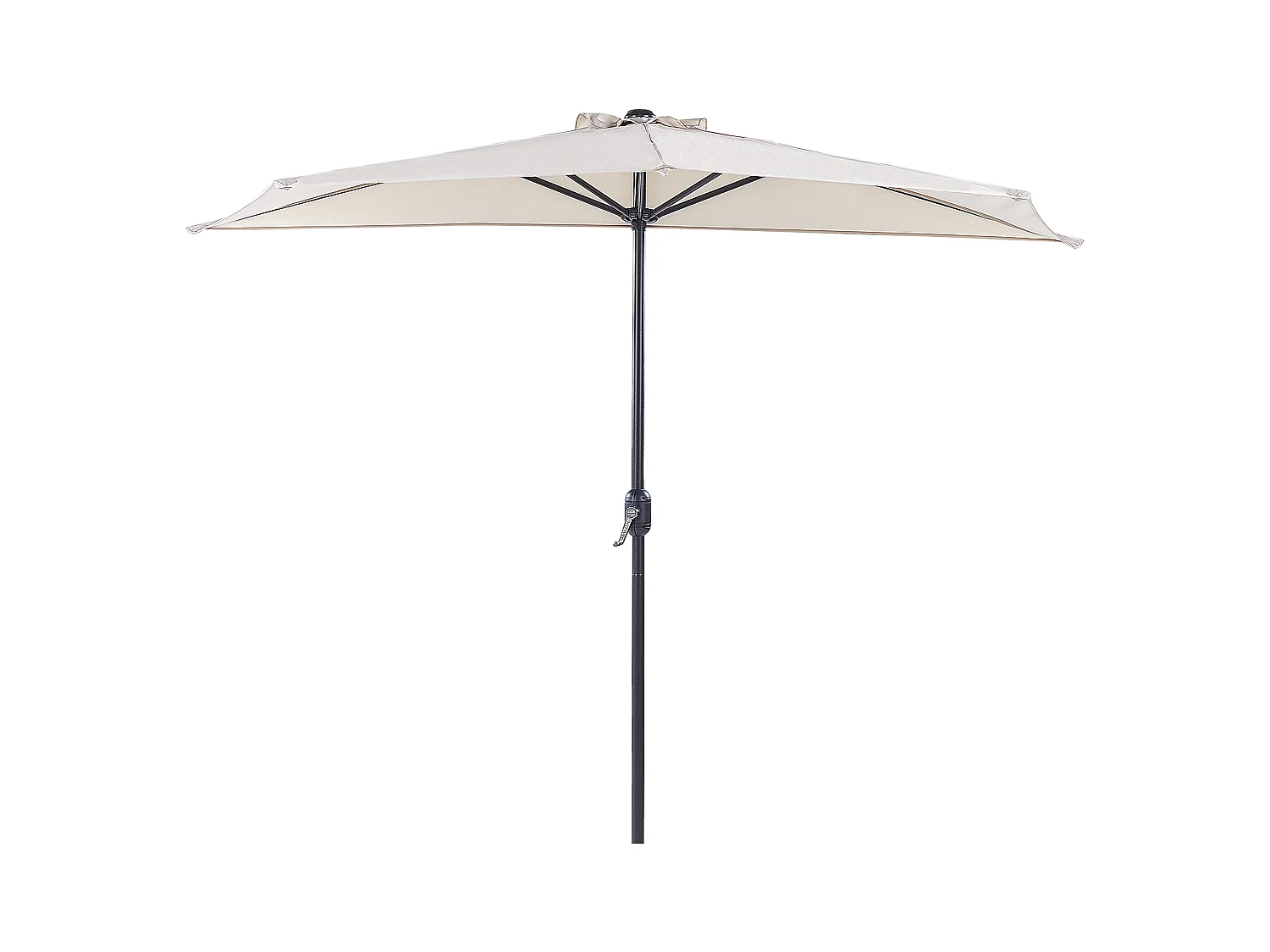 Parasol demi-rond 270 cm GALATI Beige