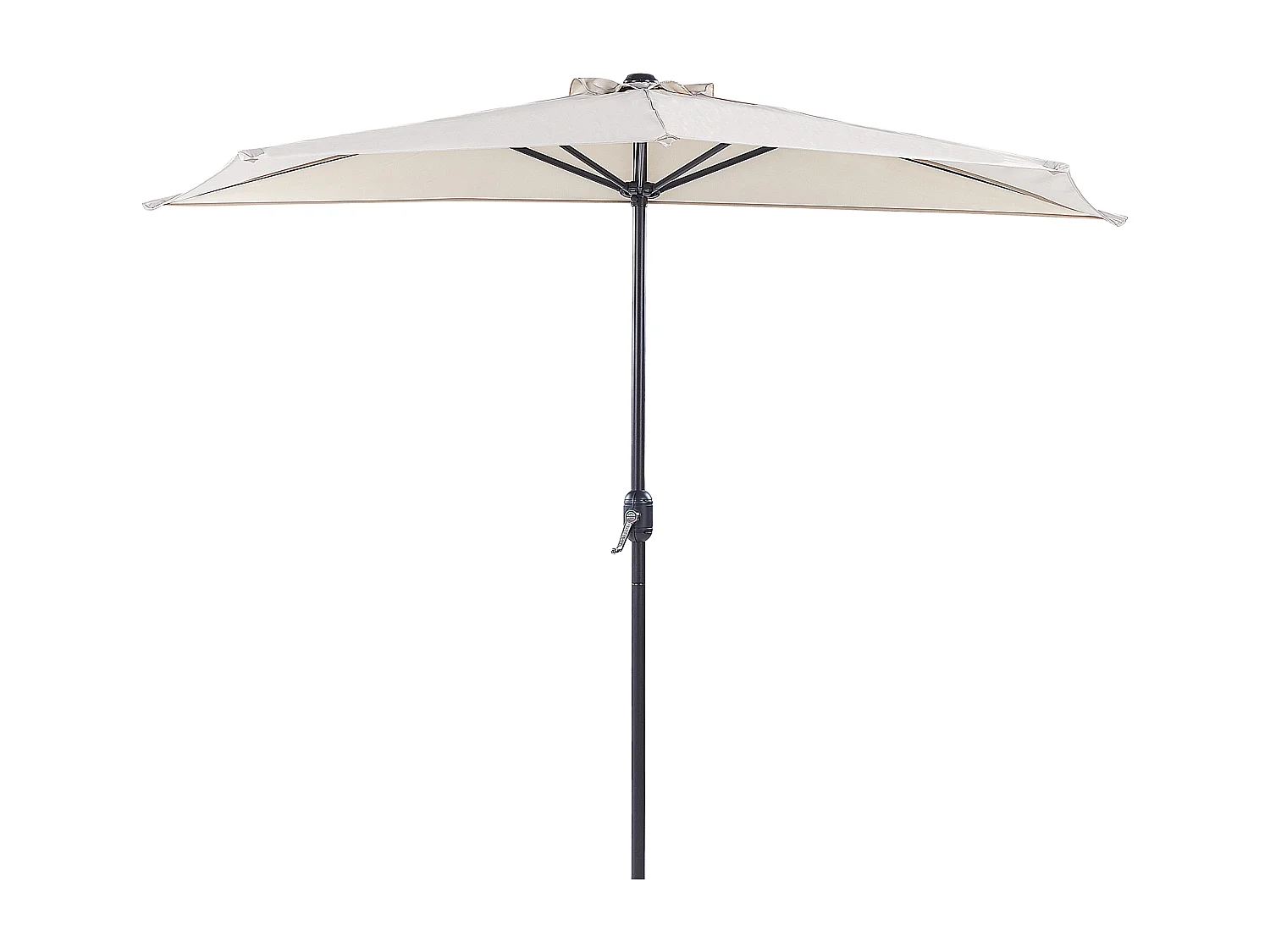 Parasol demi-rond 270 cm GALATI Beige